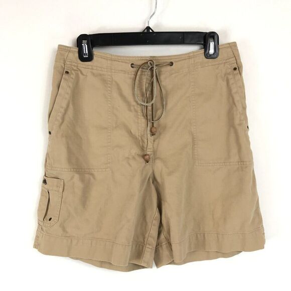 Lauren Ralph Lauren Pants - Vintage Lauren Ralph Lauren Cargo Shorts Women's Size 6 High Rise 100% Cotton